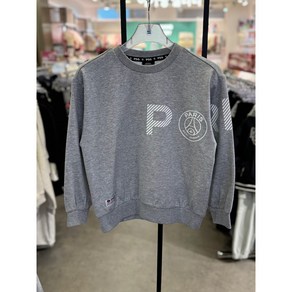 에스핏 PSG 파리생제르맹 공식 라이센스 후막 맨투맨 SJZ101MKRT84 M/GREY