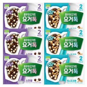 풀무원 요거톡 (스타볼 133g 6개 + 링초코볼 125g 6개), 1세트