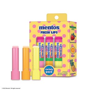 RUDE Mentos 루드 Fresh Lips Variety Pack (립밤) - Tropical Mix