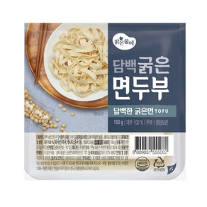 맑은물에 담백 굵은 면두부 100g, 1개