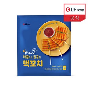 [달떡볶이] 매콤 달콤 떡꼬치 330g, 1개