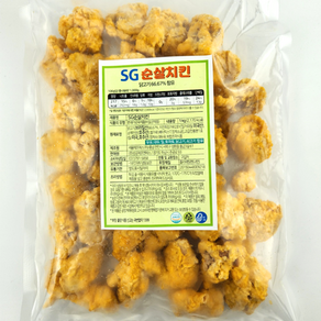 맛비 SG순살치킨 1kg 치킨가라아게, 1개