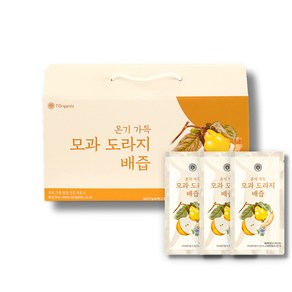 [투오가닉] 기관지에 좋은 도라지배즙 목편한 진한 온가족 모과 도라지 배즙 70ml x 30포 1박스