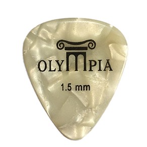 Olympia CELLULOID STANDARD 셀룰로이드 물방울 일렉기타피크 1.5mm