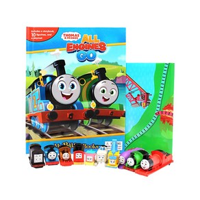 Thomas All Engines Go (New) My Busy Books:[ 미니피규어 10개 놀이판 포함 ]