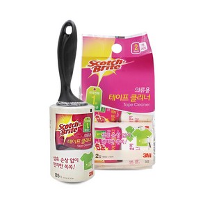 3M 스카치브라이트 의류용 I형 테이프클리너 핸들1입 + 리필 3입, 1개