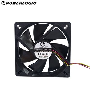 저소음 냉각쿨러 120mm DC 12V 0.28A PLA12025B12, 1개