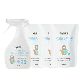 마이비 자연품은 얼룩제거제 330ml+리필 300ml 3팩, 1개