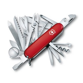 VICTORINOX 33 [] 1.6795 (빅토리녹스) 스위스 챔프 레드 스위스 아미 나이프, 싱글, 1개