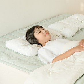 [수면공감] 방수 라텍스 우유베개 알파 키즈(3~7세), 단품, 1개