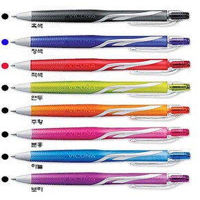 Pentel VICUNA 펜텔 비쿠나 볼펜 비쿠냐 0.5(BX155)/ 0.7(BX157), 0.7 청색(청색심)