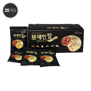 브레인팝 데일리넛츠 요거트(25g/25개입)(1상자), 1개, 25g