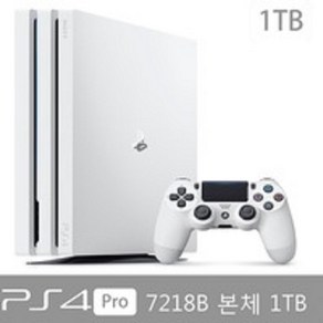 PS4 본체 프로 1TB PPRO 화이트 중고 7218 플스4, PS4 본체 프로 1TB  PPRO 화이트 중고 7218 플스4 프로