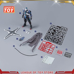 헤목시안 화모선 HEMOXIAN LONE SHADOW NBD-009 NONZERO 스튜디오 오버 제로 조립 모델 키트 1/100 MG, Body Vesion, Without Retail Box, 1개