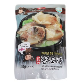 차오름푸드 건하찌 한우도가니탕1kg 1개 진한국물, 1kg