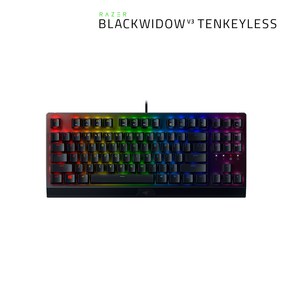 레이저 Blackwidow V3 TENKEYLESS 유선키보드, RZ03-0349, 혼합색상, 텐키리스