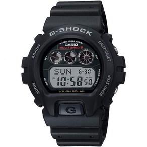 카시오 G-Shock GW6900-1 남성용 터프 솔라 블랙 레진 스포츠 시계 125813