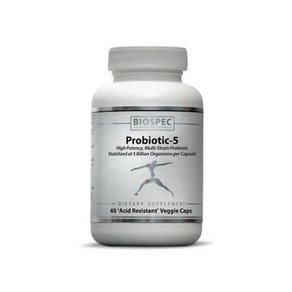 Pobiotic-5 – Boad-Spectum Pobiotic Complex w/ 5 Billion Micooganisms and 5 Unique Pobiotic St, 1개