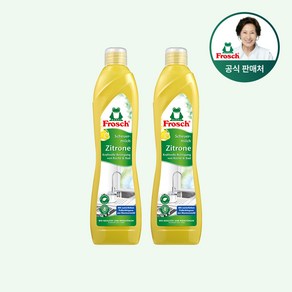 [김혜자 세제] 프로쉬 독일 인덕션 멀티 클리너 레몬 500ml 단품 다목적 세제, 2개