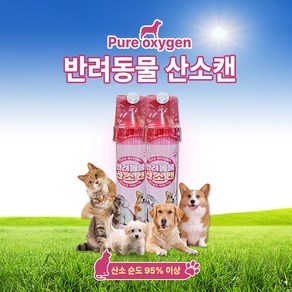 반려동물 강아지 산소캔 816ml 호흡곤란 휴대용산소캔 산소통 반려견 고양이 휴대용 산소마스크, 2개