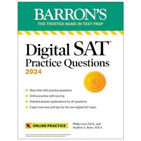 Digital SAT Pactice Questions 2024: Moe Than 600 Pactice Execises fo the New Digit..., Baons Educational Sevices