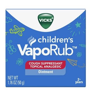 빅스 베이포럽 바포럽 어린이용 칠드런 오인트먼트 기침Vicks Vapo Rub 50g