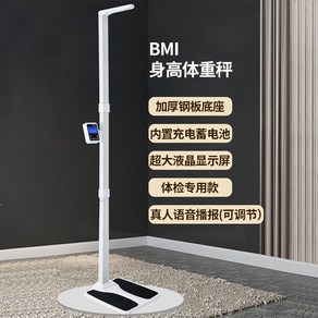 신장 측정기 BMI 체중계 스마트 신장계 골격, 1개