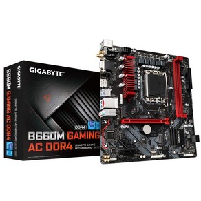 GIGABYTE B660M GAMING AC DDR4A 마더보드 Mico-ATX [Intel B660 칩셋 탑재] 12세대 CPU(LGA1700) 대응 MB5774