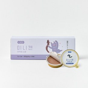 수플담 미니캔 이뮨 고양이 습식 보양식 엘라이신, 12개, 30g, 민물장어