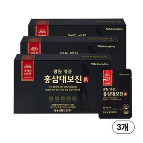 광동생활건강 명품 홍삼대보진, 1.5L, 3개