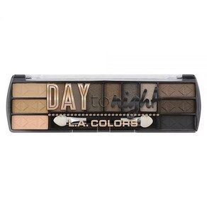 L.A. COLORS Day To Night 12가지 컬러 아이섀도우 팔레트 데이라이트 7.9g(0.28온스) 178774, 0.28 Ounce (Pack of 1), 0.28 Ounce (Pack of 1)_일광, 일광, 일광