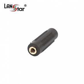 LANstar 스테레오 3.5mm 연장 젠더/LS-STG-3.5ST-FF/양쪽 3.5ST(암/암)/스테레오 3.5 케이블 2개를 서로 연장할때 사용/ST케이블끼리 연결시 중간에 어