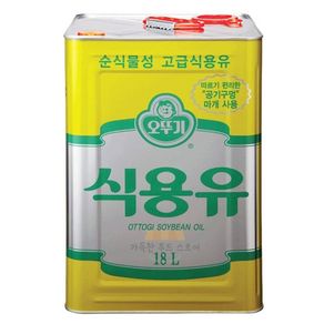 오뚜기 콩기름, 1개, 18L