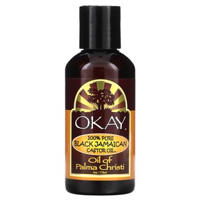 Okay Pure Naturals 100% 순수 Black Jamaican Castor Oil 118ml(4oz)