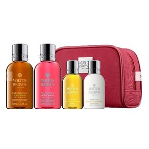 Molton Bown 몰튼브라운 익스클루시브 여행용 세트 4종 Molton Exclusive Weekend Away Essentials Tavel Set, 1개