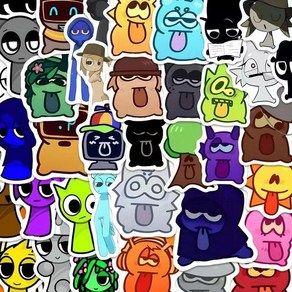 스프런키 인크레디박스 100 200 개 스티커 세트 색칠 도안 그림 오렌 그레이 레디 사이먼, 2. set of 108 pcs