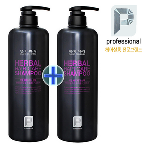 1+1 댕기머리 프로페셔널 허벌 헤어 케어 샴푸 1000ml