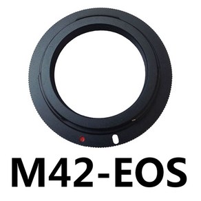 초점 렌즈 컨버터 용 M42 렌즈 어댑터 링 EOS 5DIII 5DII 5D 6D 용 M42, 한개옵션0, 1개