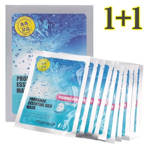 (1+1)프로랑스 에센셜 실크 마스크팩 히알루론산 시트팩 (10매입), 2개, 10개입