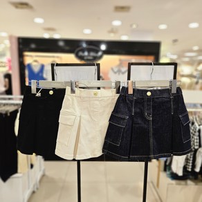셀덴 [동아백화점 수성점] 50% 봄 가을 속바지 있어 활동적인 포켓 주름 스커트 EDWH24855-01