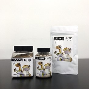 푸디웜 그럽파이 젤리형 파충류먹이 푸디바이트50g (매우 잘먹습니다) 사료, 1개, 50g