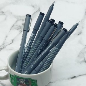 스테들러 화인라이너 pigment liner 308 블랙 1자루