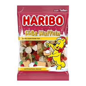 독일 하리보 스위트 와플 젤리 175g 1개 Haribo Sweet Waffeln 175g