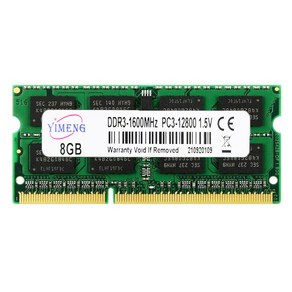 컴퓨터 DDR3 8GB 4GB 16GB 노트북 Ram 1066 1333 1600 MHZ PC3 8500 10600 12800 1.5V 2RX8 DDR3L 204pin Sodimm