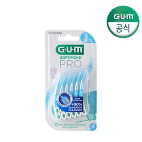 GUM 검 소프트픽 프로 부드러운 일회용 치과 치간칫솔 689(30p), 1개, 30개입, 0.9mm