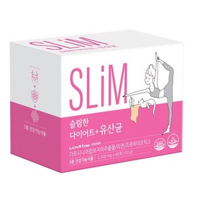 슬림한 다이어트 유산균 60포 x3박스 가르시니아 아연 프로바이오틱스, 450g, 3개