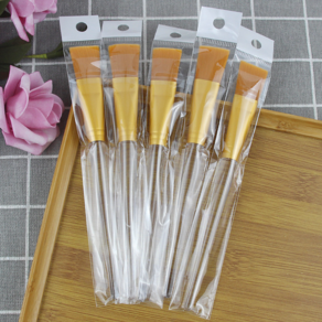 스모모스튜디오 브러시 팩 붓 16.8cm 골드, 5개