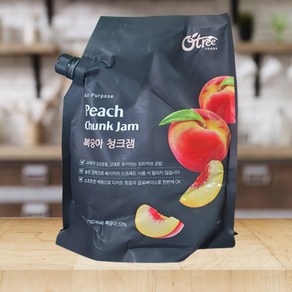 오트리 복숭아 청크잼 1kg, 1개