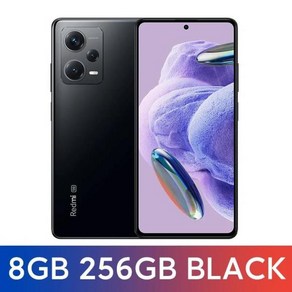 샤오미 레드미 노트 12 프로 플러스 5G 안드로이드 RAM 8GB ROM 256GB MediaTek 디멘시티 1080 120Hz, 01 Black