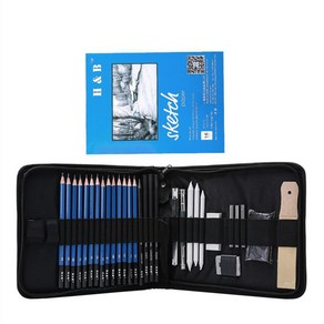 HAI-TUA Sketching Pencil Set 스케칭 드로잉 세트, 35개, HB-AS211